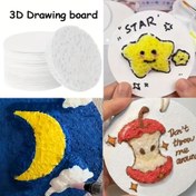 Resim 5-10 adet 3D Çizim Tahtası Kağıdı, Kabarık Dokulu Sanat El Sanatları Kağıdı, Premium Dekoratif Kağıt, DIY Projeleri ve Yaratıcı Tasarım için - İdeal Hediye Seçimi! 