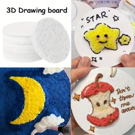Resim 5-10 adet 3D Çizim Tahtası Kağıdı, Kabarık Dokulu Sanat El Sanatları Kağıdı, Premium Dekoratif Kağıt, DIY Projeleri ve Yaratıcı Tasarım için - İdeal Hediye Seçimi! 