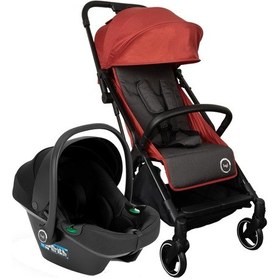 Resim Bagi Gravity Autofold Travel Sistem Bebek Arabası Red 