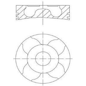 Resim Yenmak 31-04282-040 - Motor Piston Segman 0.40 Palıo-albea-doblo 