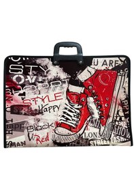 Resim 35x50 Özel Tasarım Baskılı Resim Çantası Fermuarlı Ve Dayanıklı Askılı Çanta Converse 