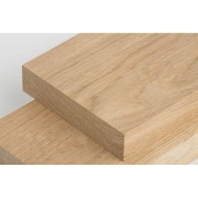 Resim ECS Ahşap Meşe Çıta Taslak Tahta Blok Planyalı Kereste 