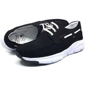 Resim Luis Figo %100 Deri Nubuk Ortopedik Erkek Yazlık Rahat Tımbır Ayakkabı Yeni Sezon 45-48 SIYAH NUBUK Siyah 