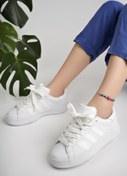 Resim Muggo CAMPÜS Garantili Kadın Ortopedik Günlük Bağcıklı Yürüyüş Koşu Sneaker Spor Ayakkabı 