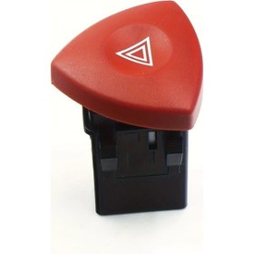 Resim Sunshine011 Renault İçin Kırmızı Siyah Acil Uyarı Lambası Anahtarı 93856337 