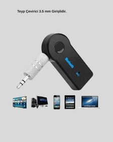 Resim Zengemtx Aux Bluetooth Adaptör Ve 38w Hızlı Araç Şarj Cihazı Seti 