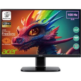 Resim Acer KB242YH 23,8" 100Hz 1ms (Hdmı + Vga) Freesync Zeroframe Full Hd Va Monitör UM.QK2EE.H01 
