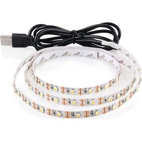Resim 3 Metre Tv Arkası Aydınlatma 5v Usb Şerit Led Işık Günışığı Renk 