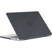 Resim Apple MacBook Pro 16.2' M1/M2 A2485 A2780 2021 2023 Karbon Fiber Desenli Kapak 