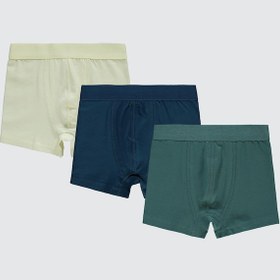 Resim Civil Boys Erkek Çocuk 3'lü Boxer Set 2-10 Yaş Ekru 