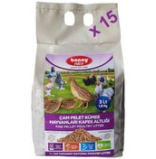 Resim Bonnynice Bıldırcın Güvercin Süs Tavukları Kafes Altlığı 3 L x 15 