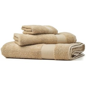 Resim Soley Minerva %100 Pamuklu Extra Yumuşak Misafir Mutfak Havlusu Kahverengi 