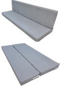 Resim Vip Home Concept Şark Köşesi Vip Sünger Yatak Büyük Ölçü 100x190x10cm-GRİ 