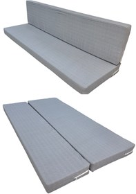 Resim Vip Home Concept Şark Köşesi Vip Sünger Yatak Büyük Ölçü 100x190x10cm-GRİ 