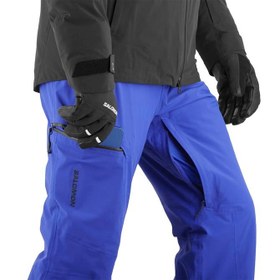 Resim Salomon Brilliant Pant Erkek Mavi Kayak Pantolonu 