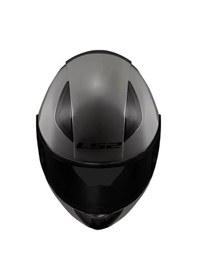Resim Ls2 Rapid 2 Siyah+Şeffaf Cam Kapalı Motosiklet Kaskı Nardo Gri 
