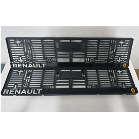 Resim batı Renault Uyumlu Pleksi Plakalık 