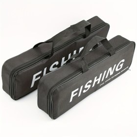 Resim Outdoor Siyah Tek Katmanlı Balıkçılık Ekipmanı Çantası Taşınabilir Mini Kamış Çantası Günlük Kullanım İçin Uygun Balıkçılık Ekipmanı Çantası Yemli Kamış Çantası Çok Fonksiyonlu Kalınlaştırılmış Balık Sapı Çantası Hafif Balıkçılık Ekipmanı Çantası 