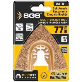 Resim Aylina Mey Ithalat® Sgs 1881 Karbür Zımparalama Raspalama Bıçağı 77 mm 