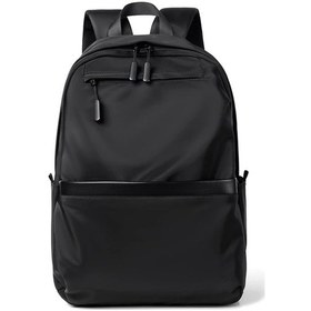 Resim Oldfriend Siyah Sırt Çantası Hafif Dayanıklı 15.6" Laptop Bölmeli Çok Cepli İş Seyahat Okul Siyah 