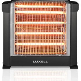 Resim Luxell KS-2760 Şömine Tipi Quartz Isıtıcı 2200W – Metal Gövdeli, Termostat Ayarlı, Devrilme Emniyetli, Ev ve Ofis Kullanımına Uygun 