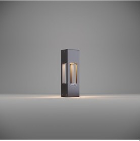 Resim Fonelight Aka Modern Bahçe Aydınlatma Antrasit 35 Cm Antrasit 