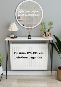 Resim TALAŞTOZUM Beyaz Petek Üstü Çok Amaçlı Raf & Dresuar 140 Cm 