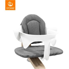 Resim Stokke Nomi Mama Sandalyesi Bebek Seti, White 