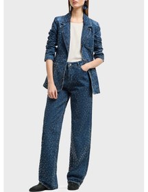 Resim Emporio Armani Bayan Kot Pantolon Ew001119 Af13298 Mb001 Lacivert Lacivert 
