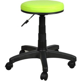 Resim Bürocci Plastik Ayaklı Tabure-Yeşil-2999G0110 