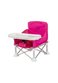 Resim Deluxe Portatif Katlanabilir Mama Sandalyesi Pembe 