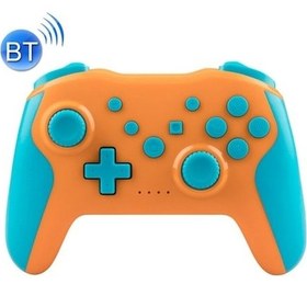 Resim Wondernest Turuncu Titreşim Switch Pro Patlaması Ns009 Mavi Kablosuz İçin Gamepad Eksenli Bluetooth 6 Gl 