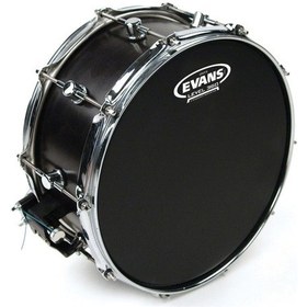 Resim Evans Deri 14" Onyx2 Tom Ve Trampet Kumlu Siyah Çift Kat (15 Mil) 