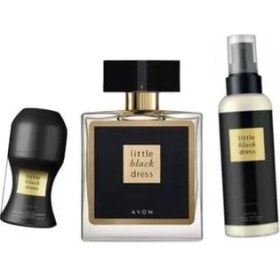 Resim Avon Little Black Dress 50 ml Parfüm + Little Black Dress Vücut Spreyi 100ml + Little Black Dress 50 m 
