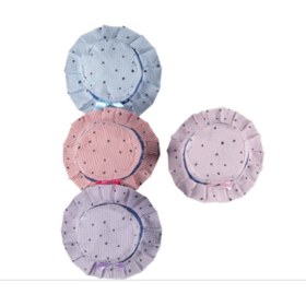 Resim Kardelen Butik Denizli Çizgili Bebe Fötr Kova Şapka ( 2-4 Yaş) ( Unisex ) ( Lila ) 
