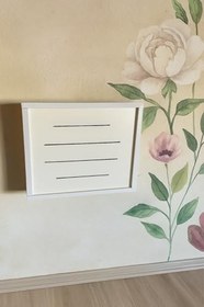 Resim Ahşap Modem Saklama Kutusu Dekoratif WiFi Saklama Kutusu Demonte 35 X 40 cm Sürgülü Kapak 