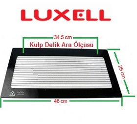 Resim Luxell LX-3675 Usta Börekçi Mini Fırın Ön Kapak Camı 