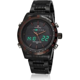 Resim Hanyang Bbo Lüks Marka Navıforce Erkekler Moda Spor Saatler Erkek Kuvars Dijital Analog Saat Adam Tam Çelik Kol Saati Relogio Masculino (Yurt Dışından) 