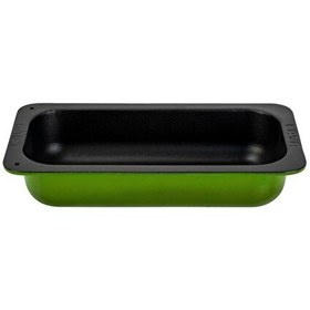 Resim Lava Döküm 32x17 CM Dikdörtgen 1/3 Yeşil Gastronomi Küvet LV KV 3217 G 