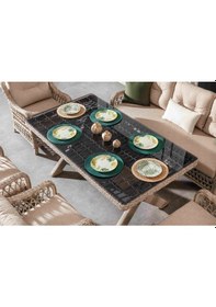 Resim Dora Rolex Rattan Oturma Grubu Cappuccino 