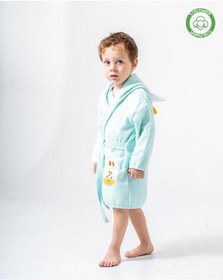 Resim Zürafalı Bornoz Mint Mint 