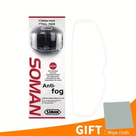 Resim İthal Motosiklet Kaskı Gözlüğü Anti-Sis Sticker Tam Kask Lensi Anti-Sis Film Anti-Sis Film Kask Lensi Anti-Sis Sticker Yeni Yüksek Kaliteli Uzun Ömürlü Anti-Sis 