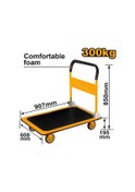Resim Ingco HPHT13002 Katlanabilir Platform El Arabası 300 KG 