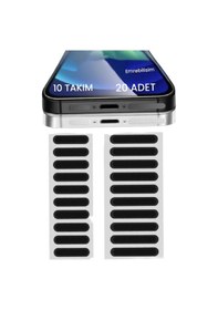 Resim Emr/ 20 Adet Cep Telefonu Hoparlör'ü İçin Toz Önleyici Sticker, Apple Hoparlör Koruyucu Etiket 