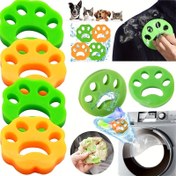 Resim 2 Adet Pet Hair Remover, Çamaşır Makinesi Aksesuarı, Kedi Köpek Tüyü Lint Hair Remover, Giysi Kurutucu Yeniden Kullanılabilir Temizleme, Çamaşır Kurutucu Catcher 
