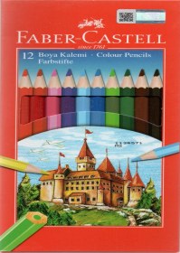 Resim Faber-castell 12 ' Li Kuru Boya Çok Renkli 