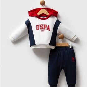 Resim U.s. Polo Assn Erkek Bebek Beyaz Takım Usb2565-c-v1 Beyaz 