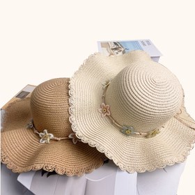 Resim 1 Şık Raffia Saman Şapka - Plaj Tatilleri İçin Mükemmel! 
