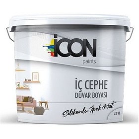 Resim Icon Silikonlu Ipek Mat Iç Cephe Boyası 15 Lt. 