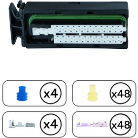 Resim TE Connectivity Beyin Soketi 52 Pin Kablosuz 